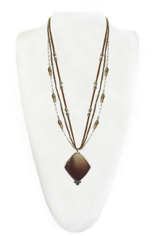 Brown Diamond Pendant