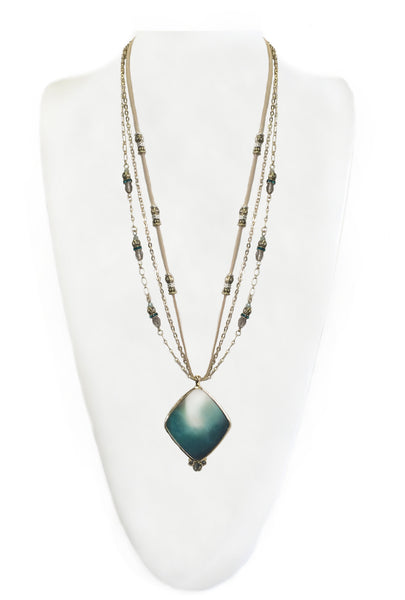 Green Diamond Pendant
