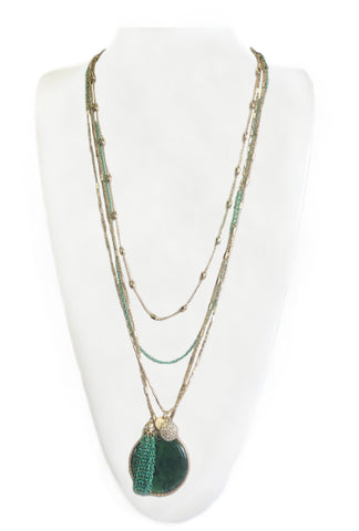 Green Circle Pendant