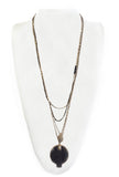 Black Circle Pendant