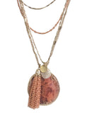 Orange Circle Pendant